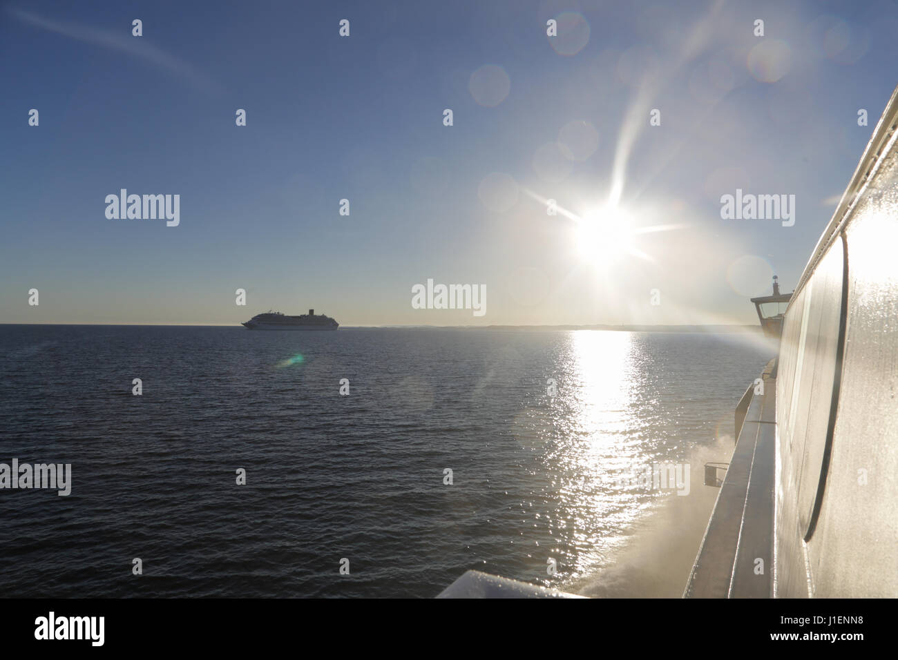 La magnifique côte norvégienne de Kristiansand en Scandinavie Banque D'Images