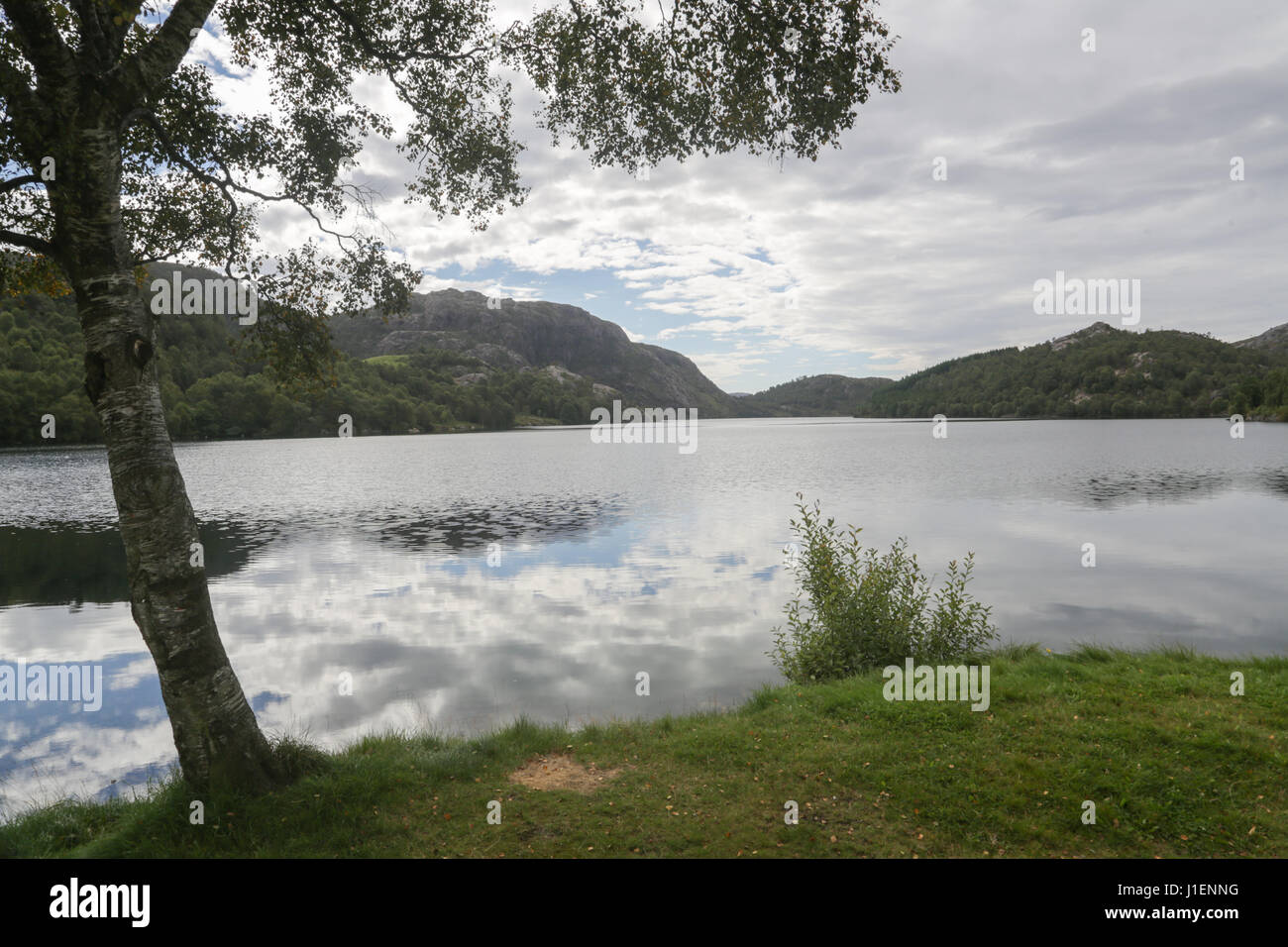 La magnifique côte norvégienne autour de Kristiansand en Scandinavie Banque D'Images