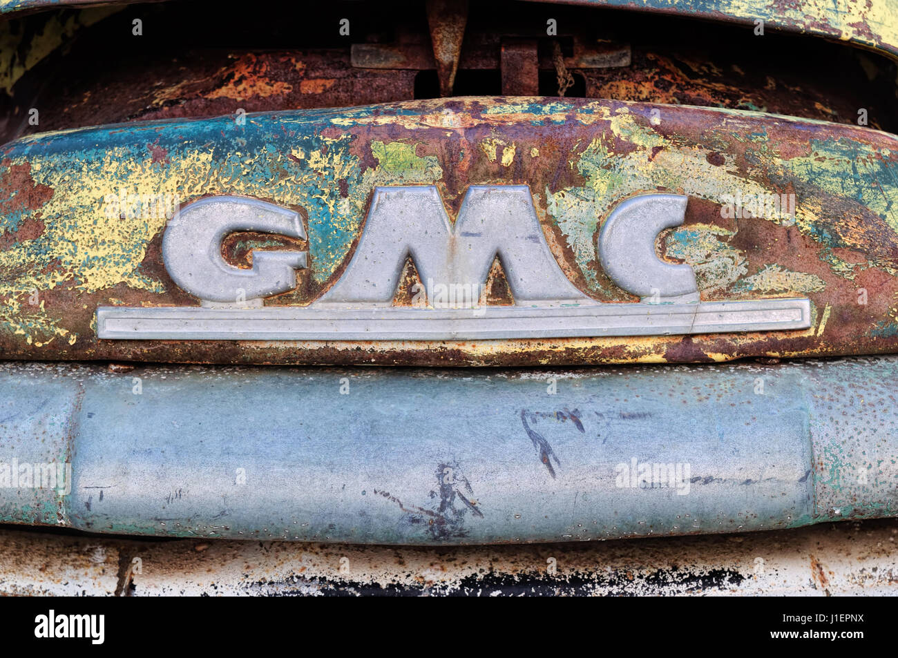 Libre d'un camion GMC vintage. Banque D'Images