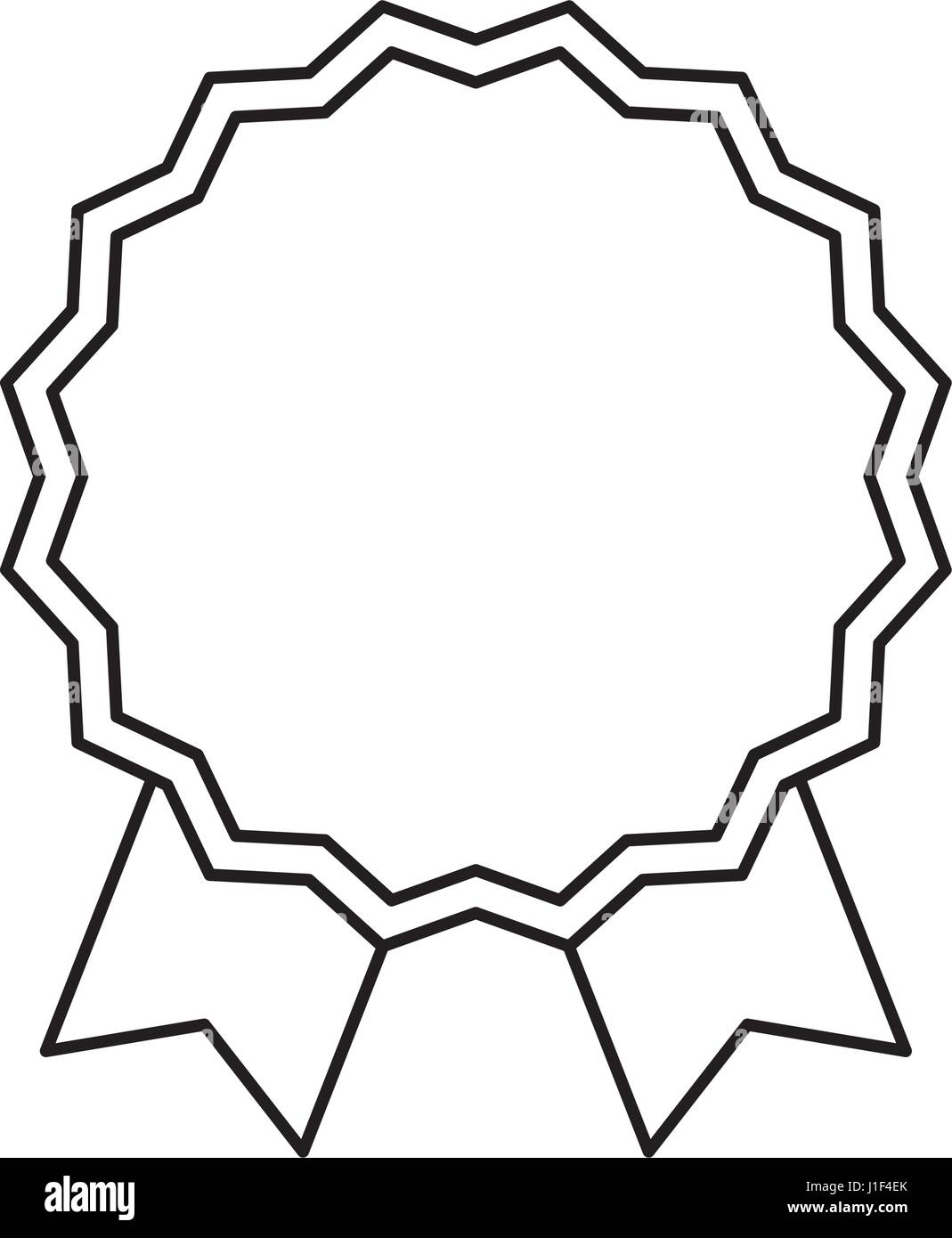 Ruban badge emblème Image Vectorielle Stock - Alamy