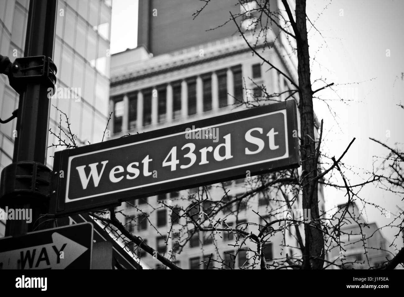 En flânant dans la ville de New York Banque D'Images