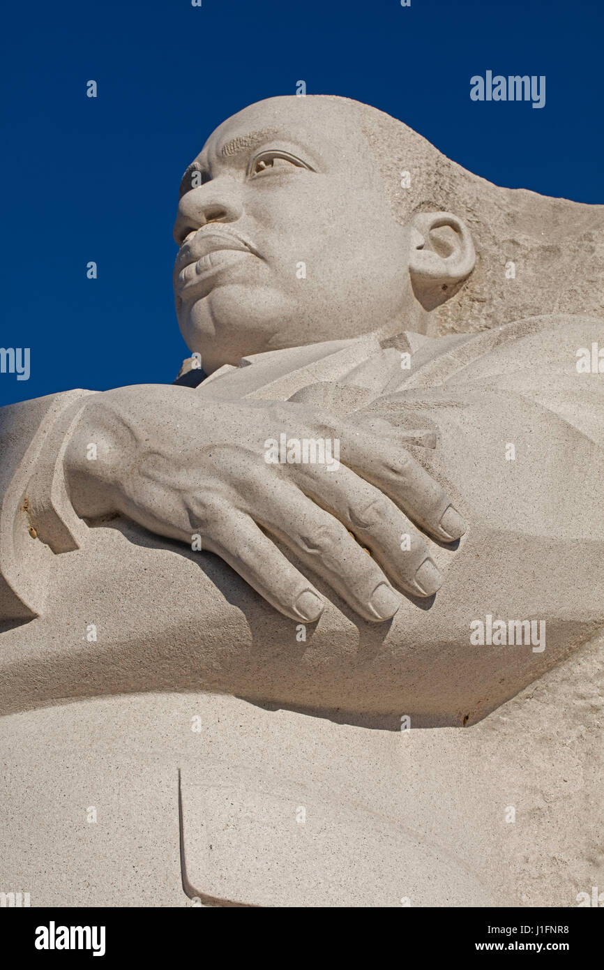 Martin Luther King Jr Monument. Washington DC. Banque D'Images