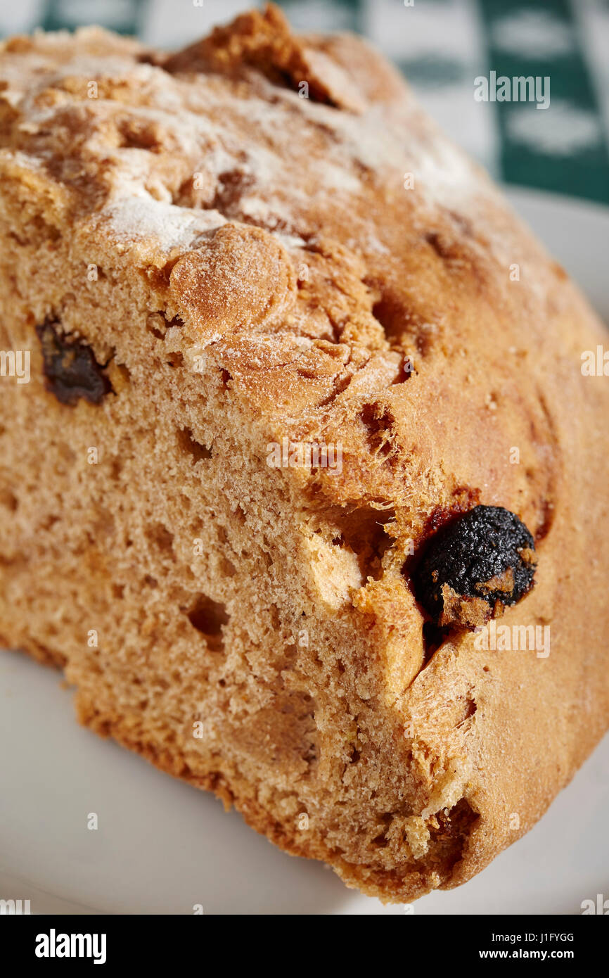 Une tranche de pain de soude irlandais Banque D'Images