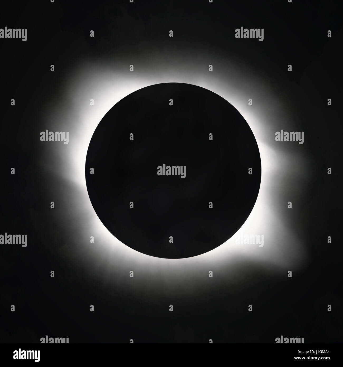 Éclipse de soleil Banque D'Images