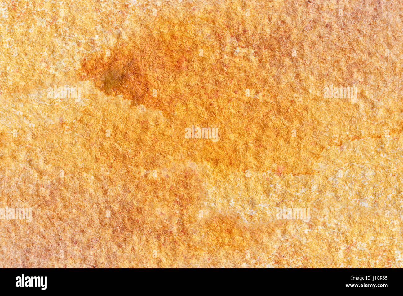 Aquarelle abstraite Orange texture background Banque D'Images