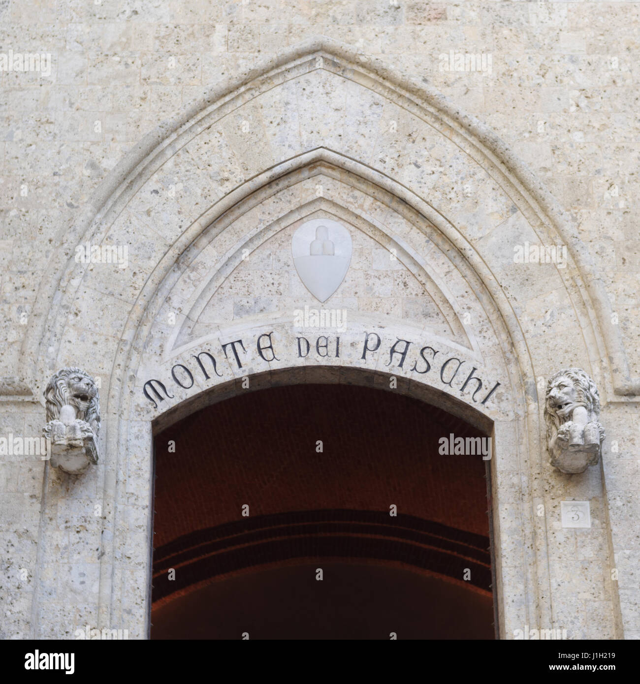Le siège de la Banca Monte dei Paschi di Siena SpA bank à Sienne, Italie  Photo Stock - Alamy