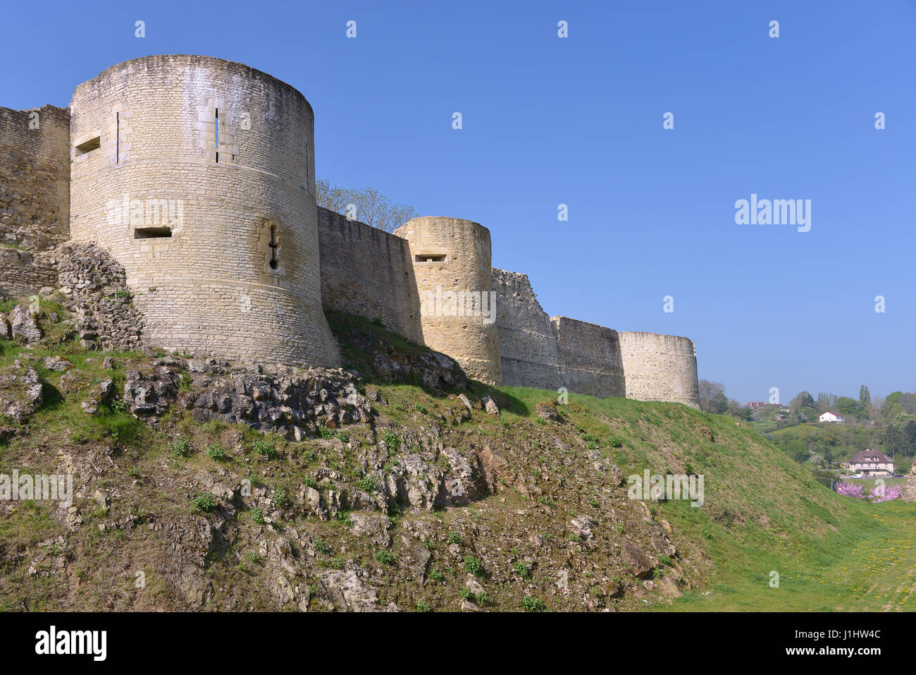 Château de Guillaume le Conquérant de Falaise, une commune française, située dans le département du Calvados et la région Basse-Normandie, France Banque D'Images Château de Guillaume le Conquérant de Falaise, une commune française, située dans le département du Calvados et la région Basse-Normandie, France Banque D'Images