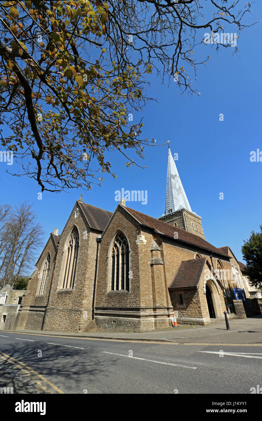 Église paroissiale de Saint Pierre et Saint Paul Church Street, GODALMING Surrey England UK Banque D'Images