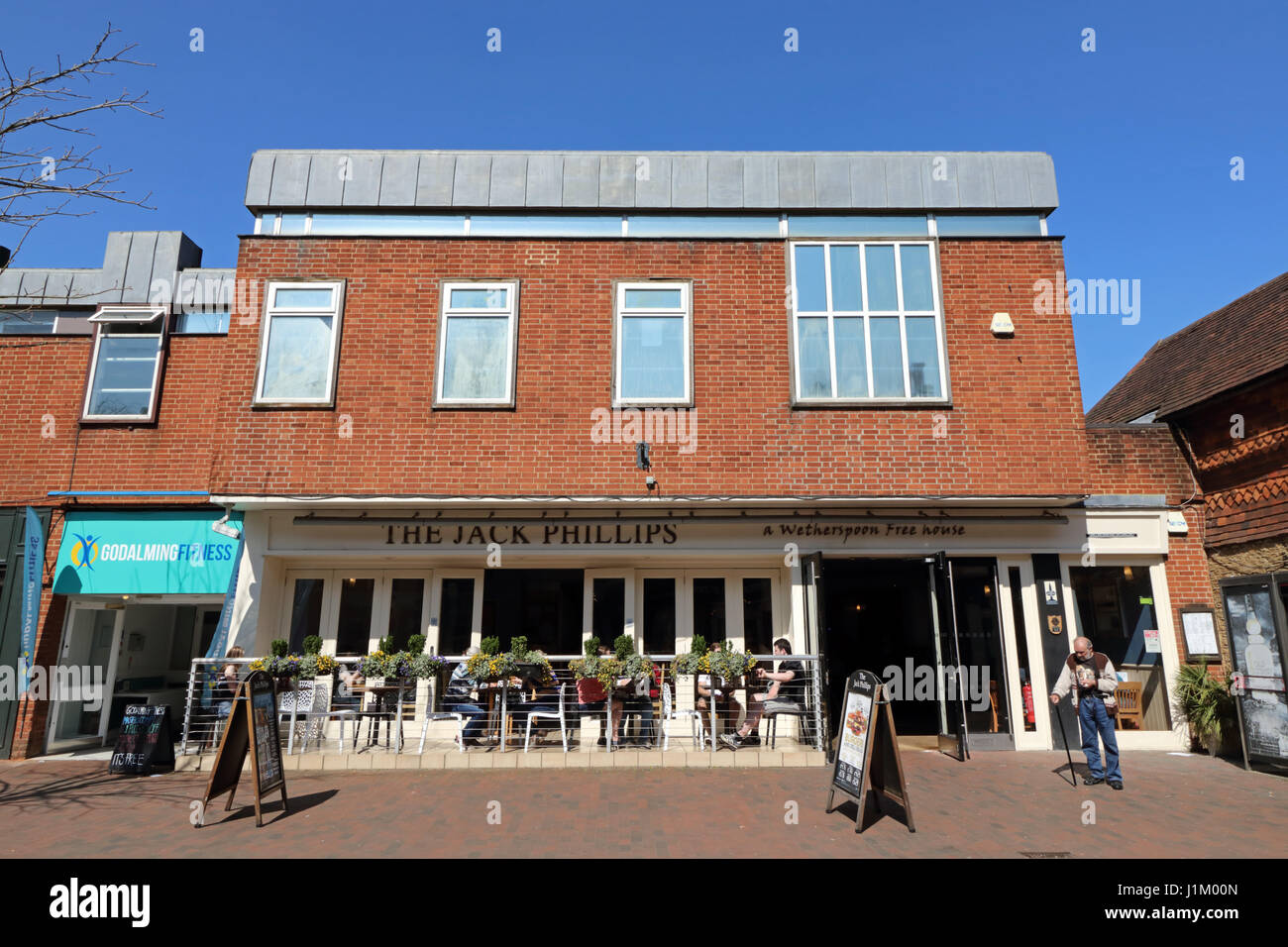 Le Jack Phillips GODALMING Surrey Angleterre pub Wetherspoons Banque D'Images