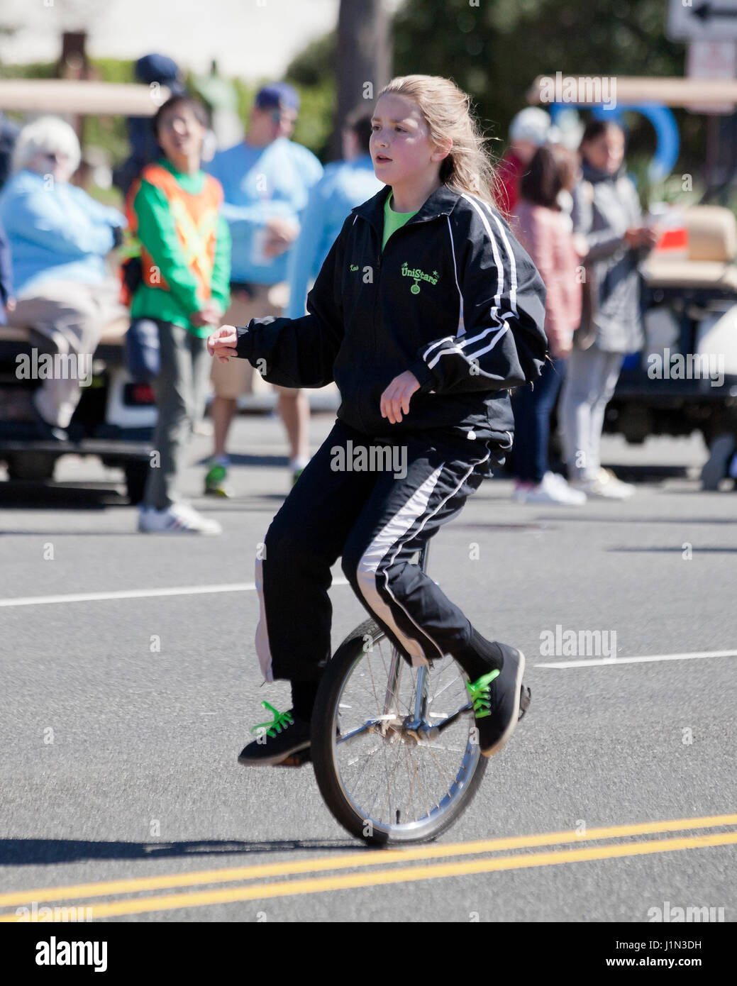 Unicycle Rider Banque d'image et photos Alamy