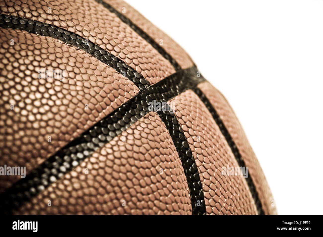 Ballon de basket en cuir Banque de photographies et d’images à haute résolution Alamy