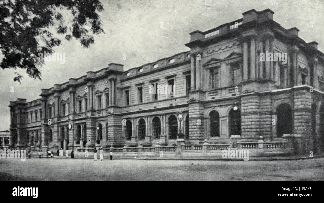 Le General Post Office, Colombo, Ceylan, vers 1900 Banque D'Images
