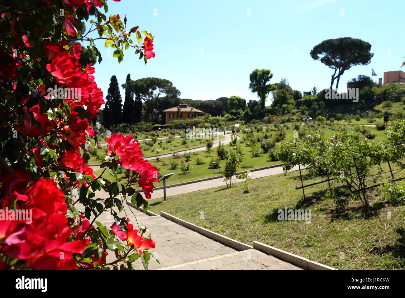 Au cours de l'anniversaire de la fondation de Rome, a ouvert au public la Rocca Comunale (Photo par : Matteo Nardone/Pacific Press) Banque D'Images