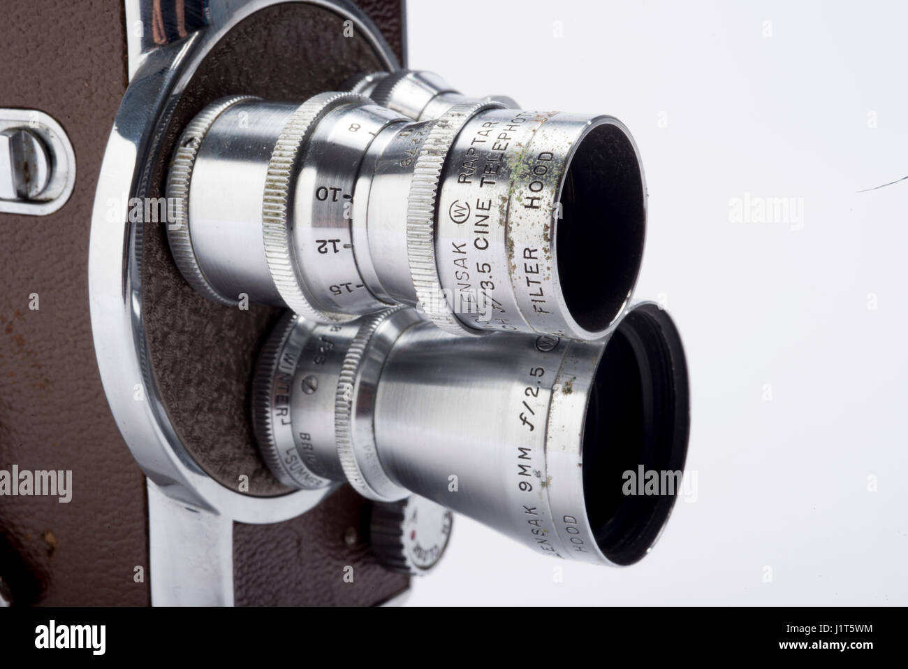 Ancienne rétro classic 8mm caméras film Banque D'Images