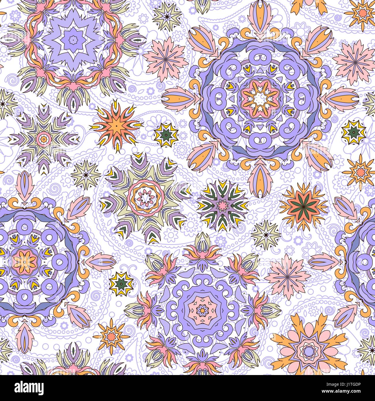 Transparente avec motif floral flocons stylisés. Illustration de Vecteur