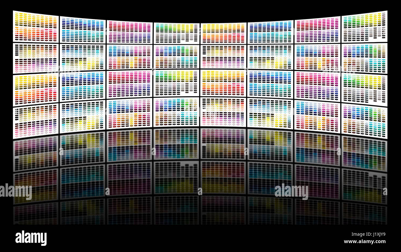 Diagramas de color Banque de photographies et d’images à haute