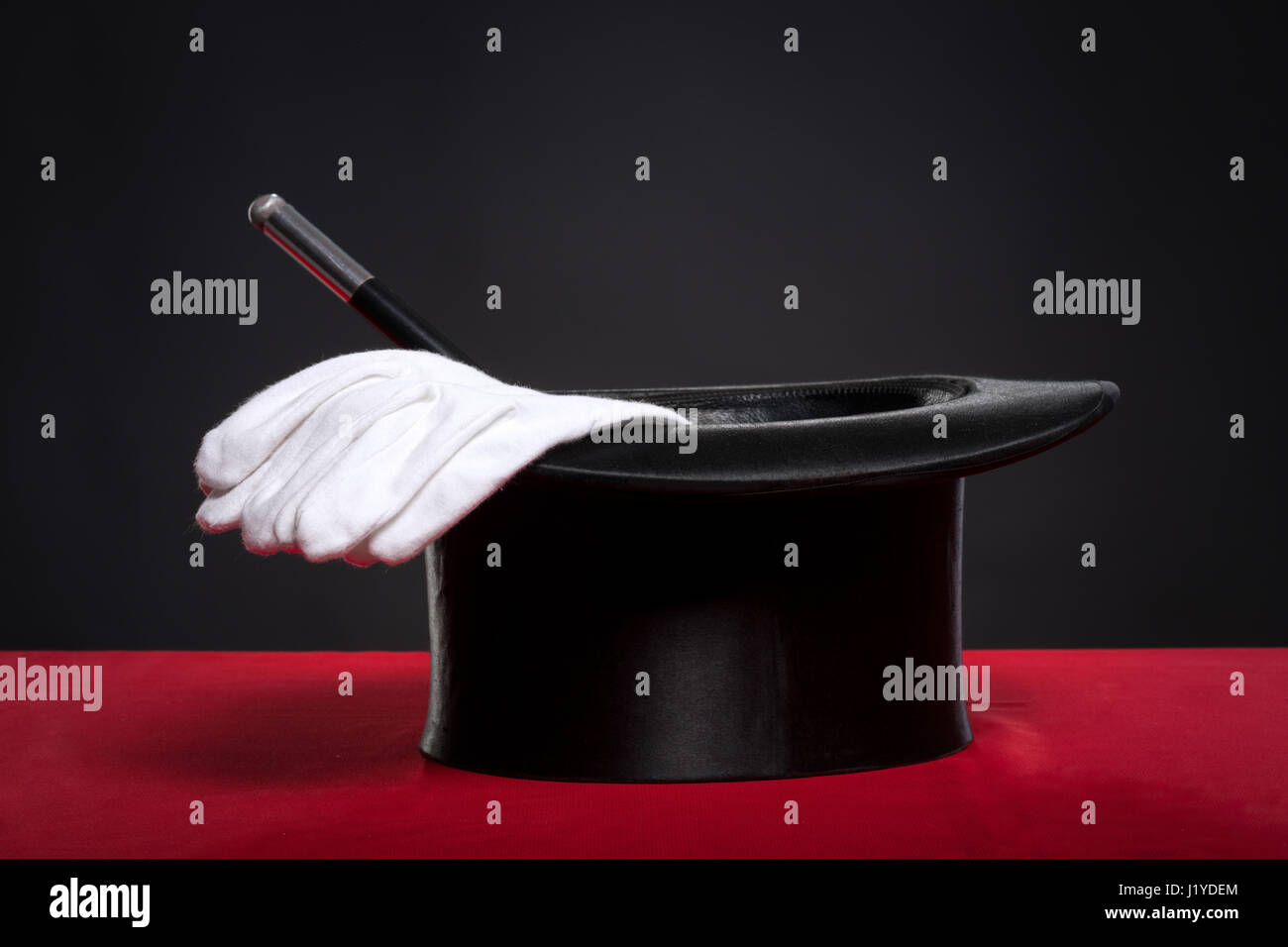 Équipement prêt pour montrer magicien Banque D'Images