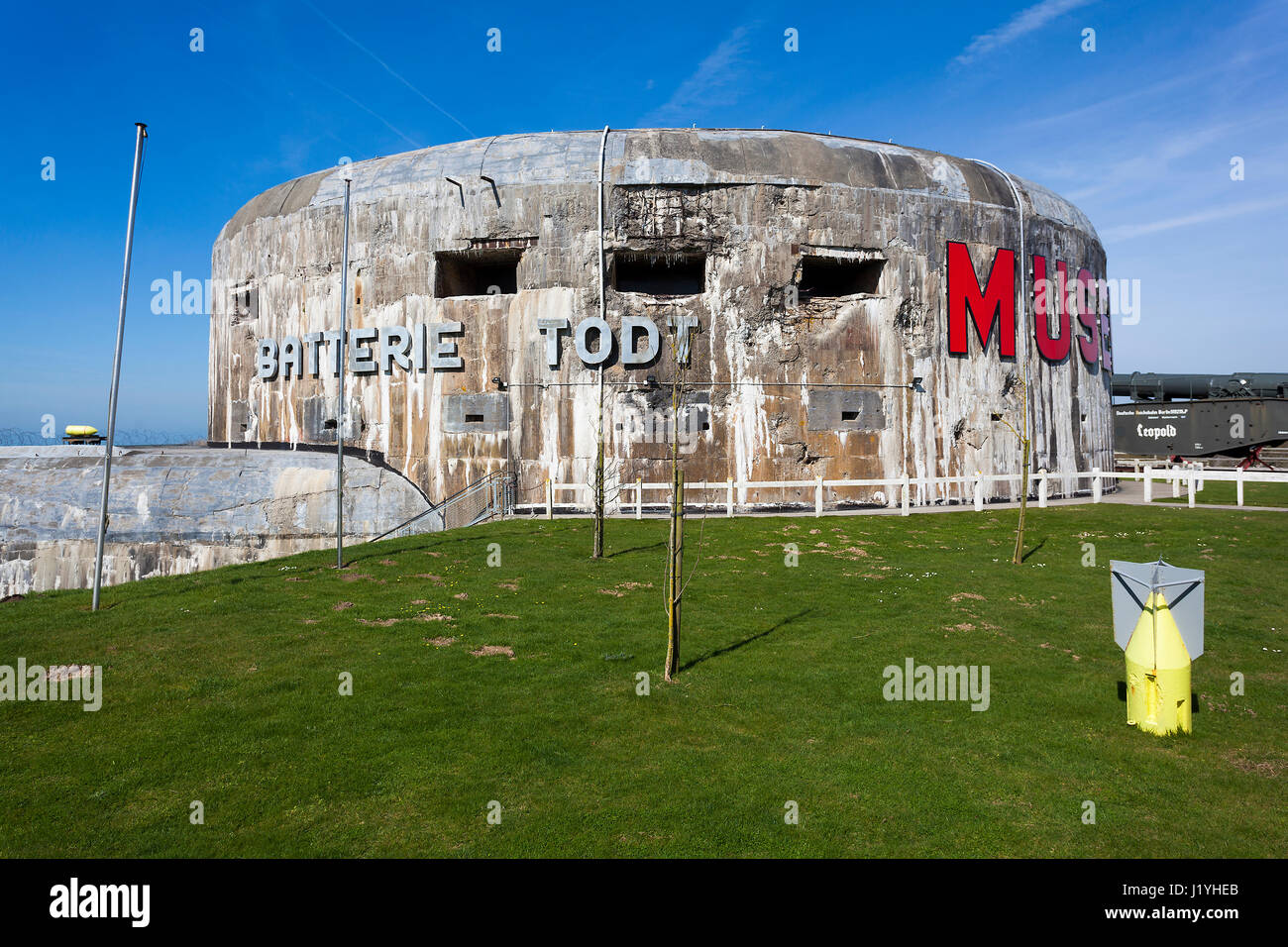 Batterie Todt, Musée du Mur de l'Atlantique, Cap Gris Nez, Côte d'Opale,  Pas de Calais, Nord-Pas de Calais, France Photo Stock - Alamy
