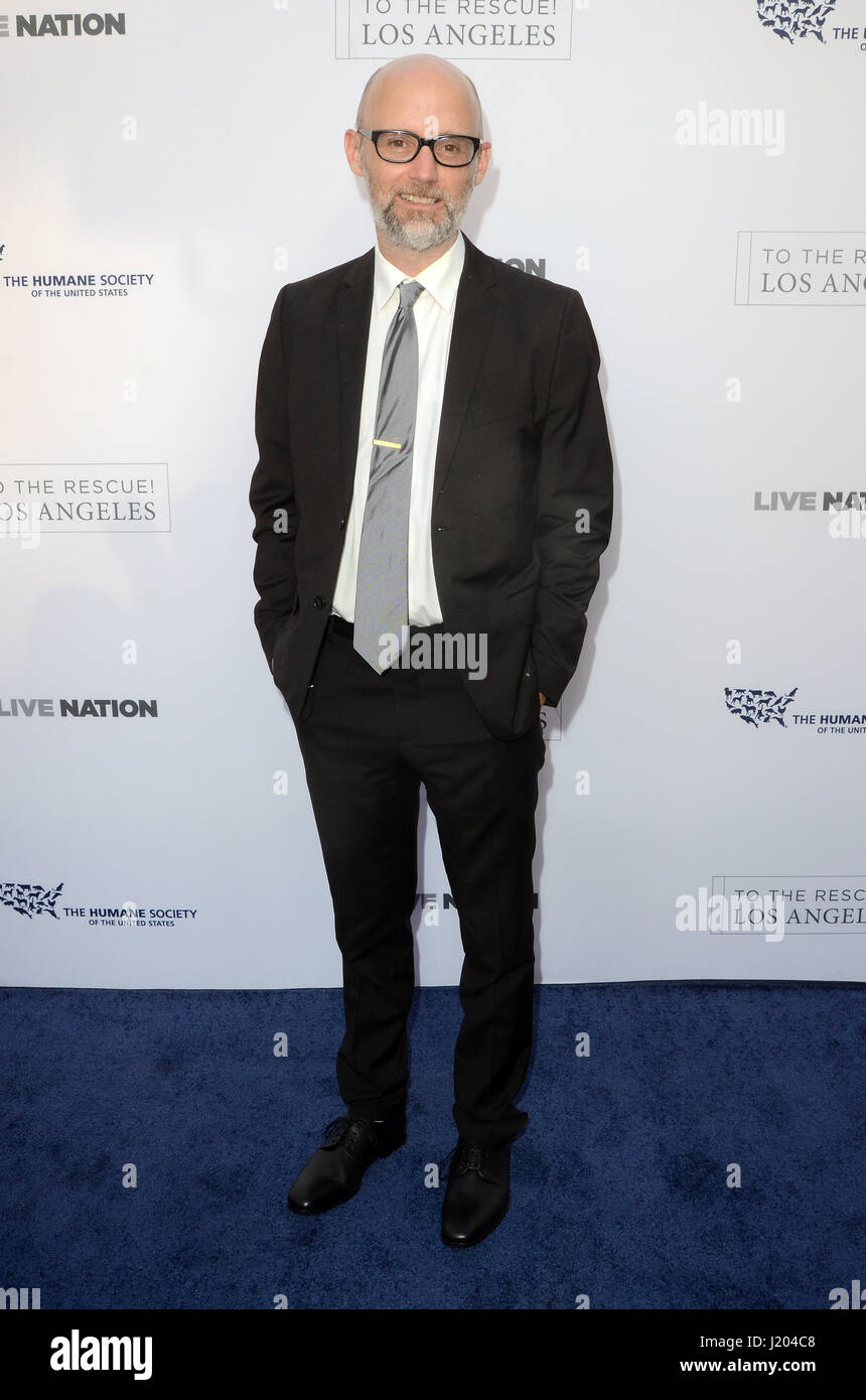 Hollywood, CA. 22 avr, 2017. Moby à la Humane Society of the United States' à la rescousse de Gala à Los Angeles, les studios Paramount le 22 avril 2017 à Hollywood, Californie. Crédit : David Edwards/media/Alamy Punch Live News Banque D'Images