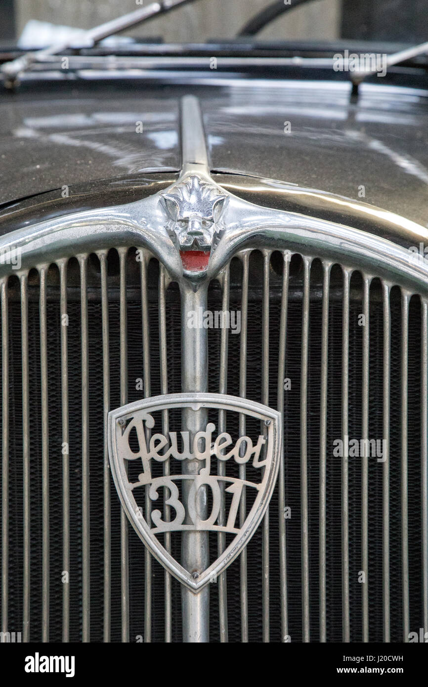 Peugeot 301 1932-36 insigne de radiateur Banque D'Images