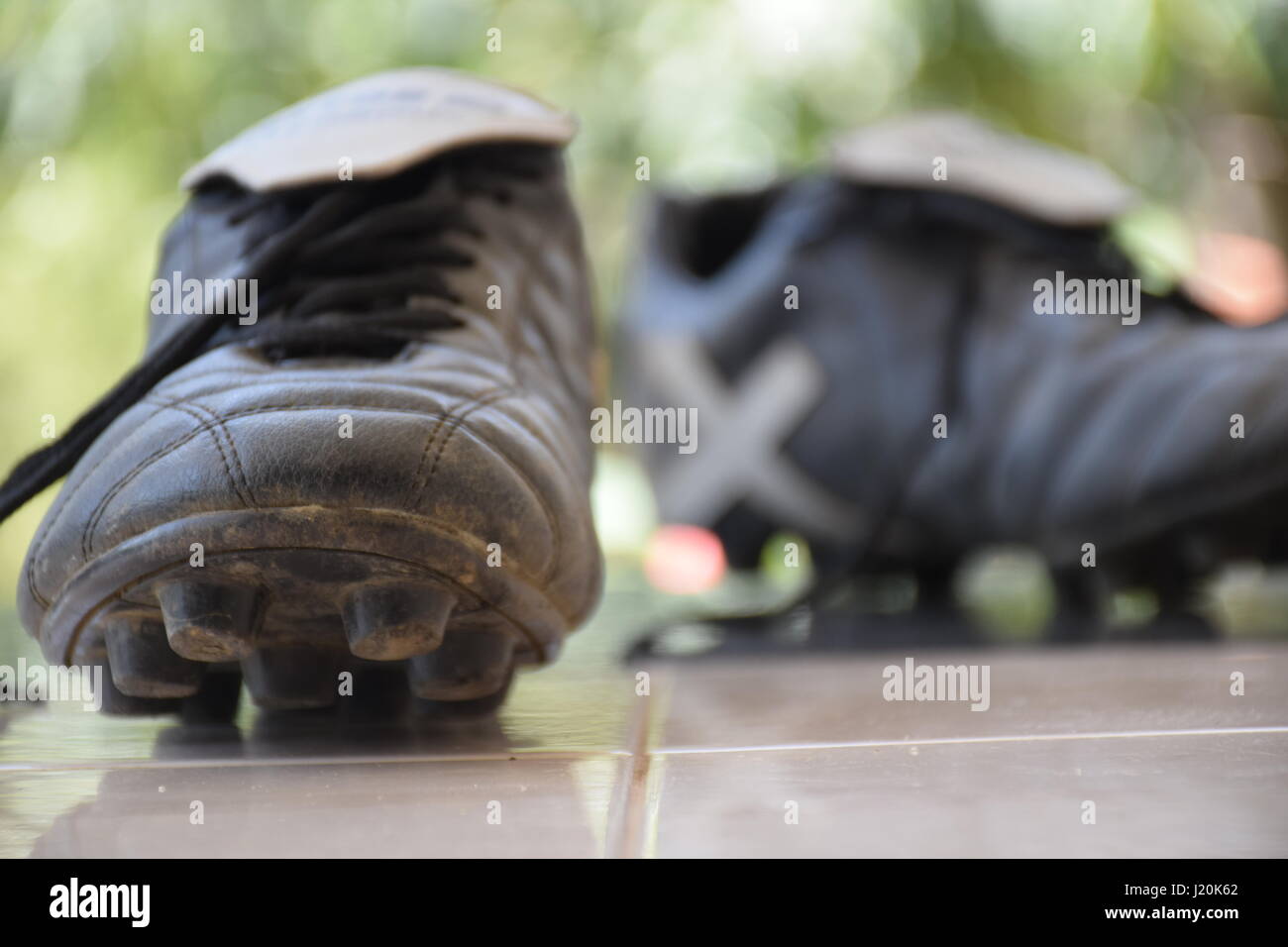 Adidas chaussure de football Banque D'Images