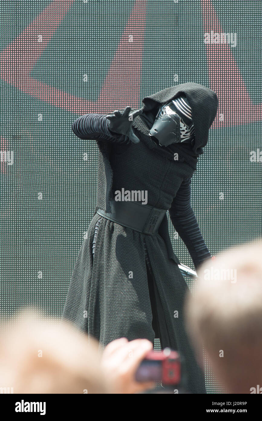 Kylo ren à Disney World en Floride Banque D'Images