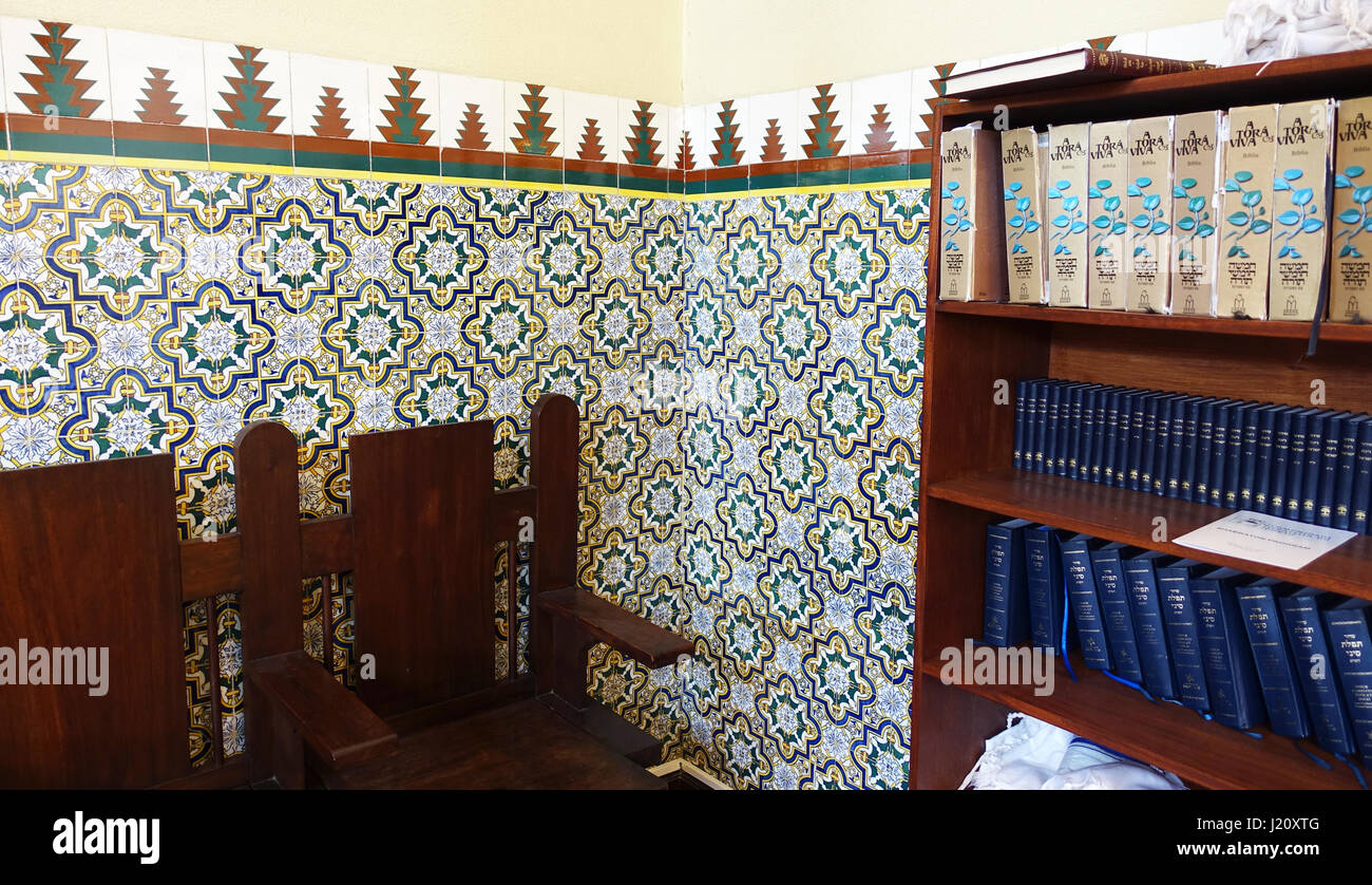 Synagogue de Porto Portugal Banque D'Images