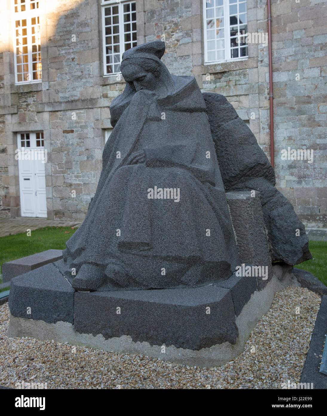 La sculpture La Douleur (douleur) par Francis Renaud a été réalisé le 2 juillet 1922 en hommage à l'casualites de WW I. Le modèle Marie Louise Gaulti Banque D'Images