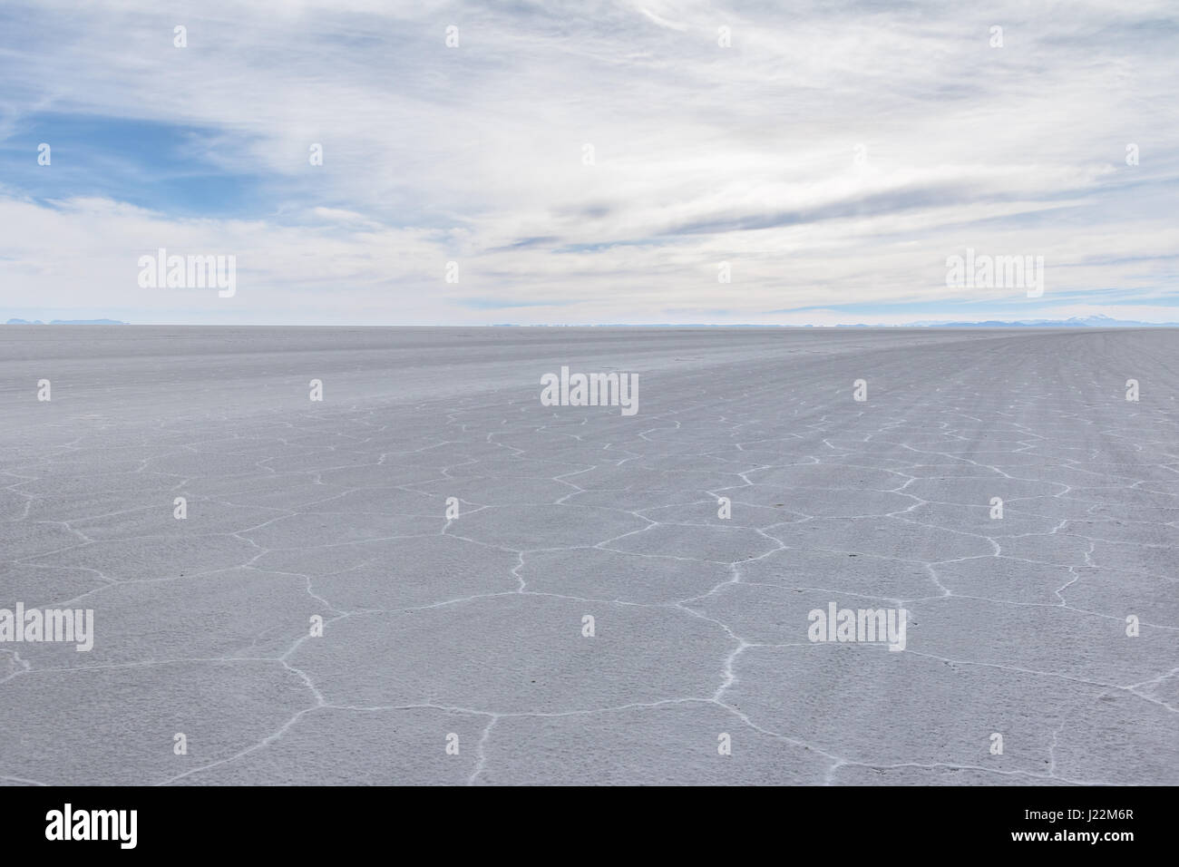 Dry Salar de Uyuni salt flat - Potosi, Bolivie Ministère Banque D'Images