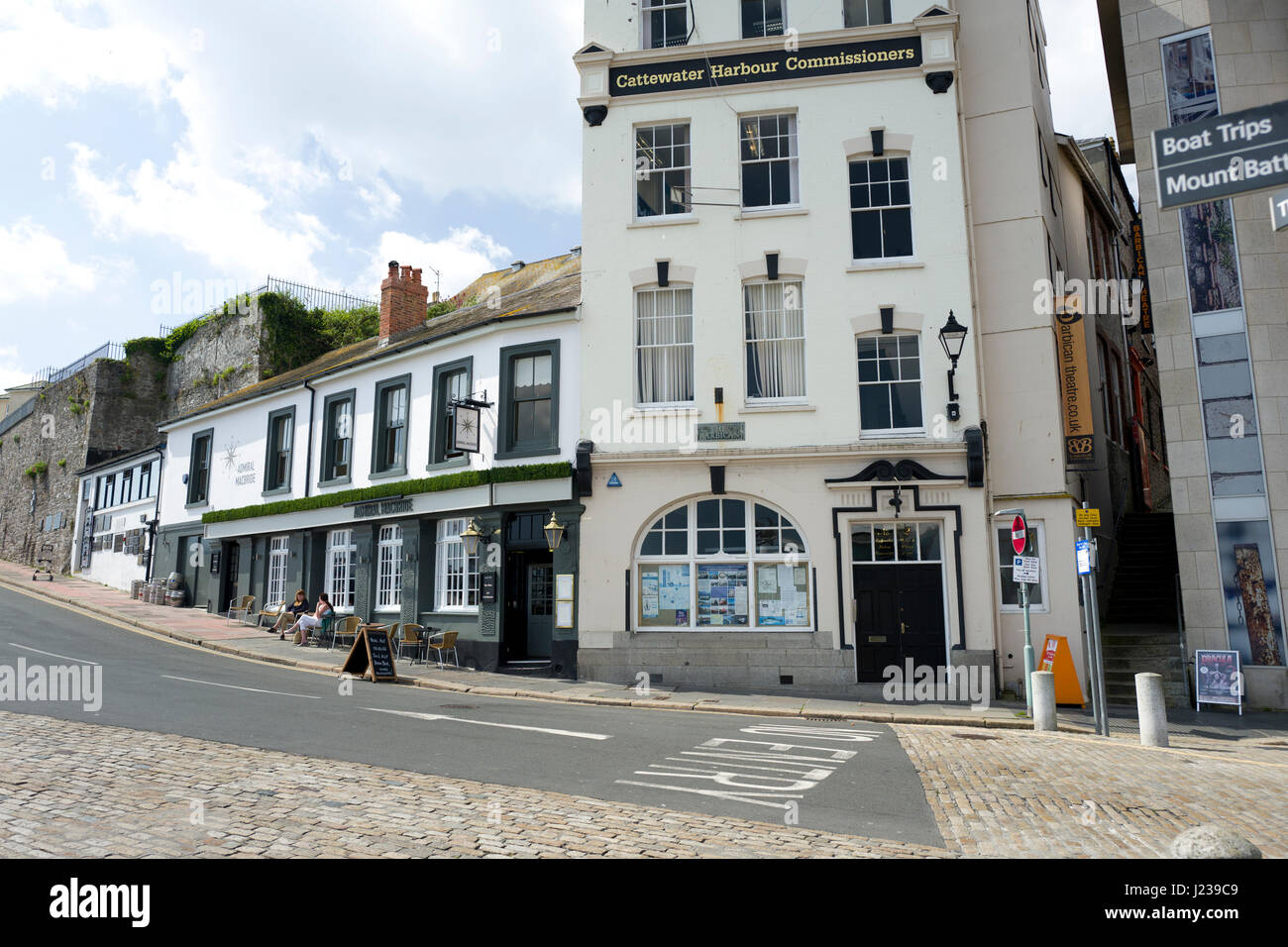 La Barbacane, Plymouth, UK Banque D'Images