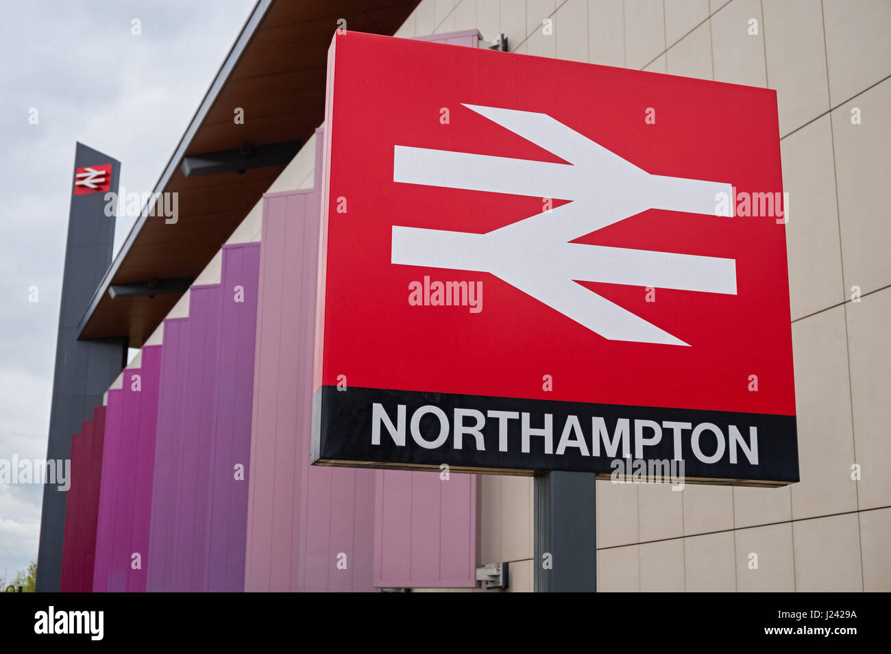 Gare à Northampton, Angleterre Royaume-Uni UK Banque D'Images