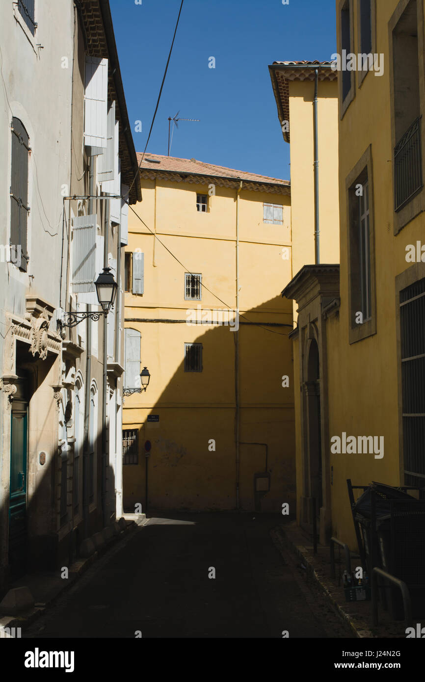 Une ruelle, Béziers, France, 2017 Banque D'Images