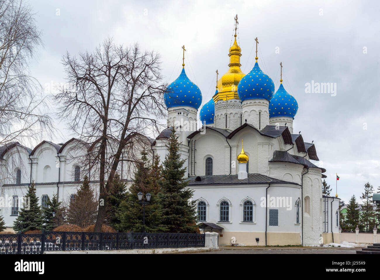 Cathédrale de l'annonciation du Kremlin de Kazan, Russie Banque D'Images