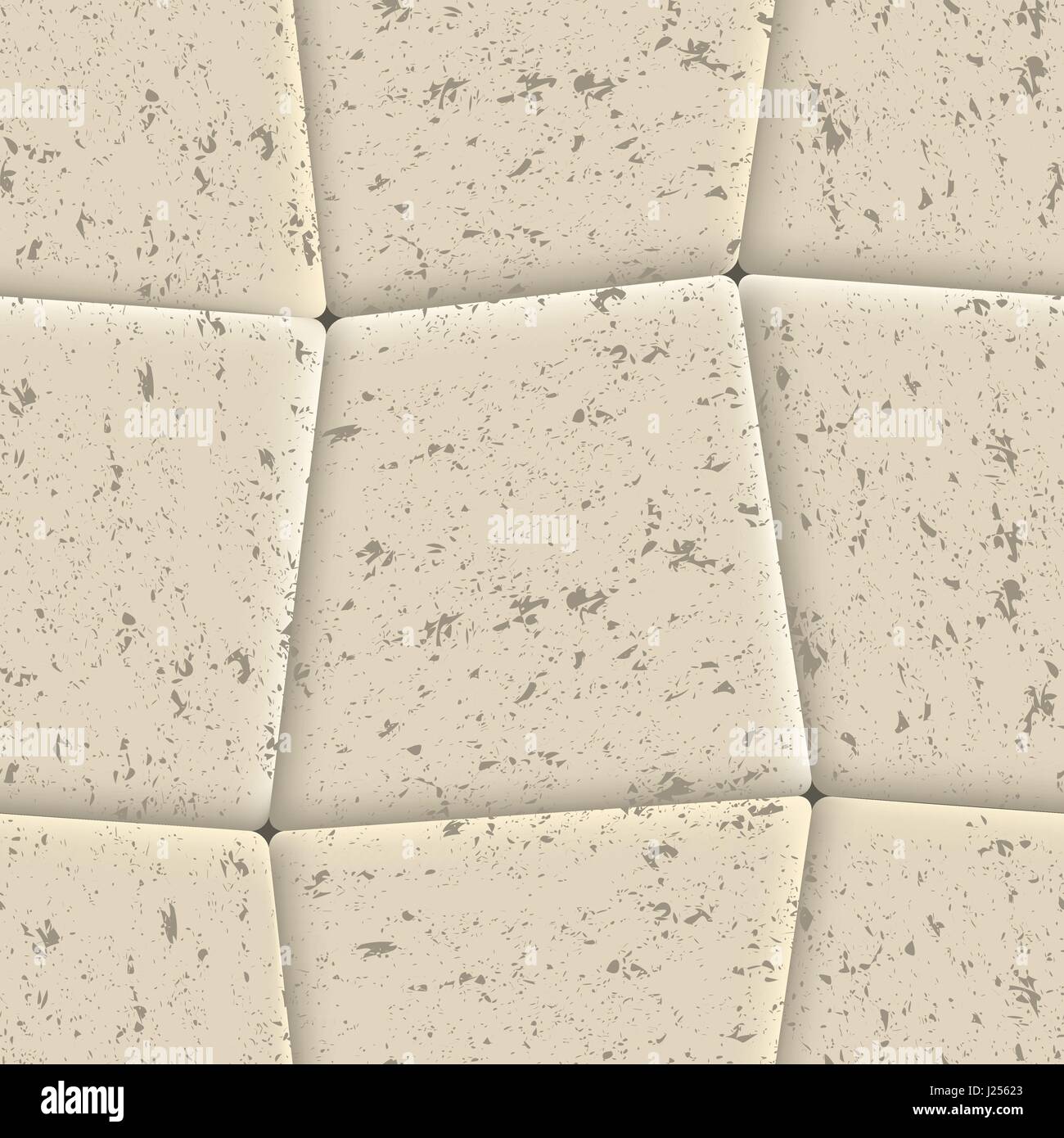 Seamless background de carreaux de trottoir, abstract grunge texture, vector illustration. Illustration de Vecteur