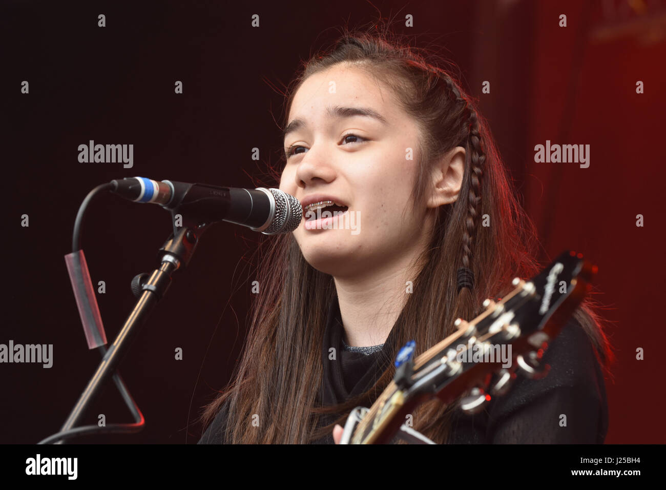 Clarissa Mae,Fête de la St George, Trafalgar Square, London.UK 22.04.17 Banque D'Images