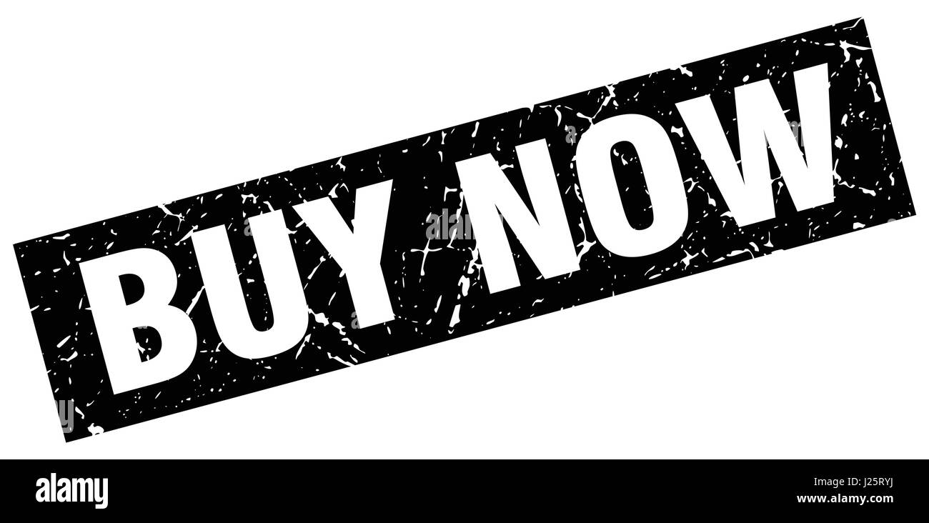 Square grunge black achetez stamp Illustration de Vecteur
