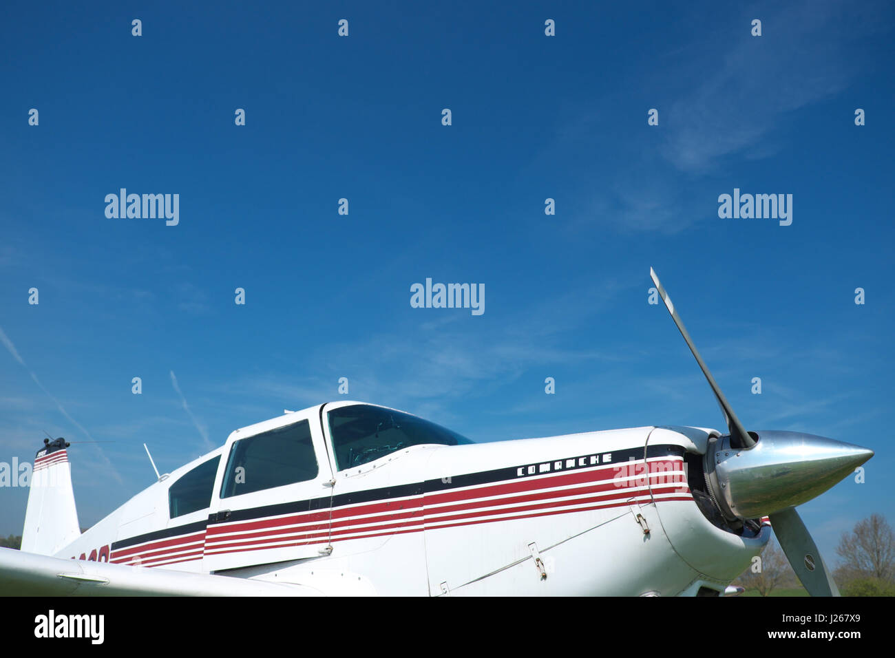 Piper PA-24 de l'aviation générale avion léger Comache Banque D'Images