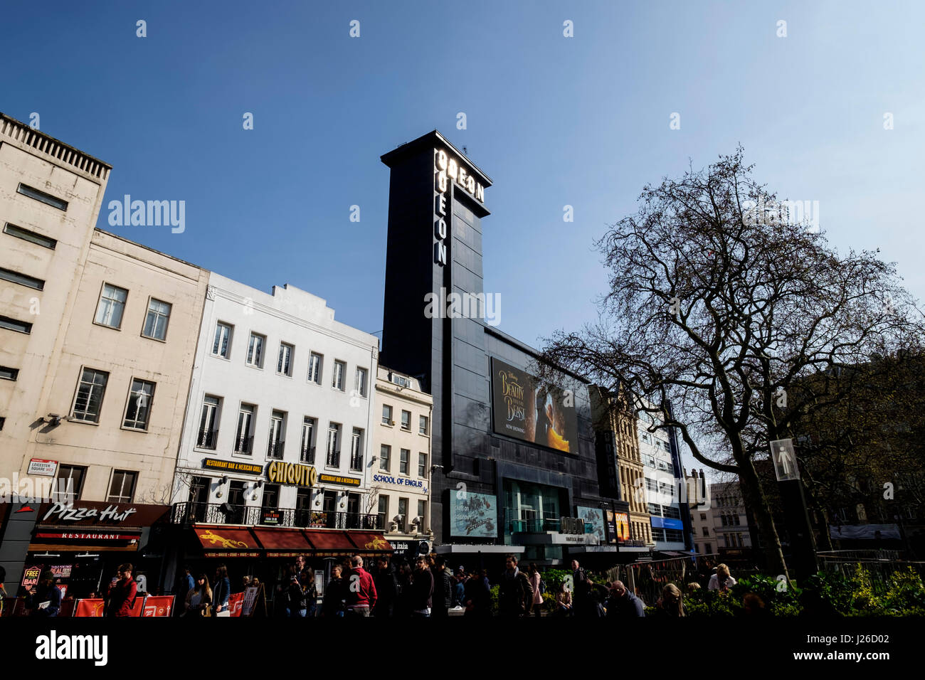 Cinéma Odeon Leicester Square, Londres, Angleterre, Royaume-Uni, Europe Banque D'Images