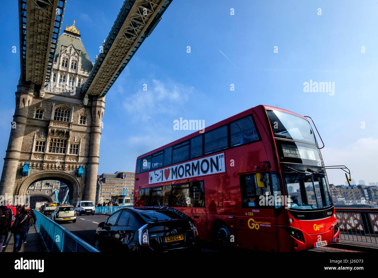 Tower Bridge, Londres, Angleterre, Royaume-Uni, Europe Banque D'Images