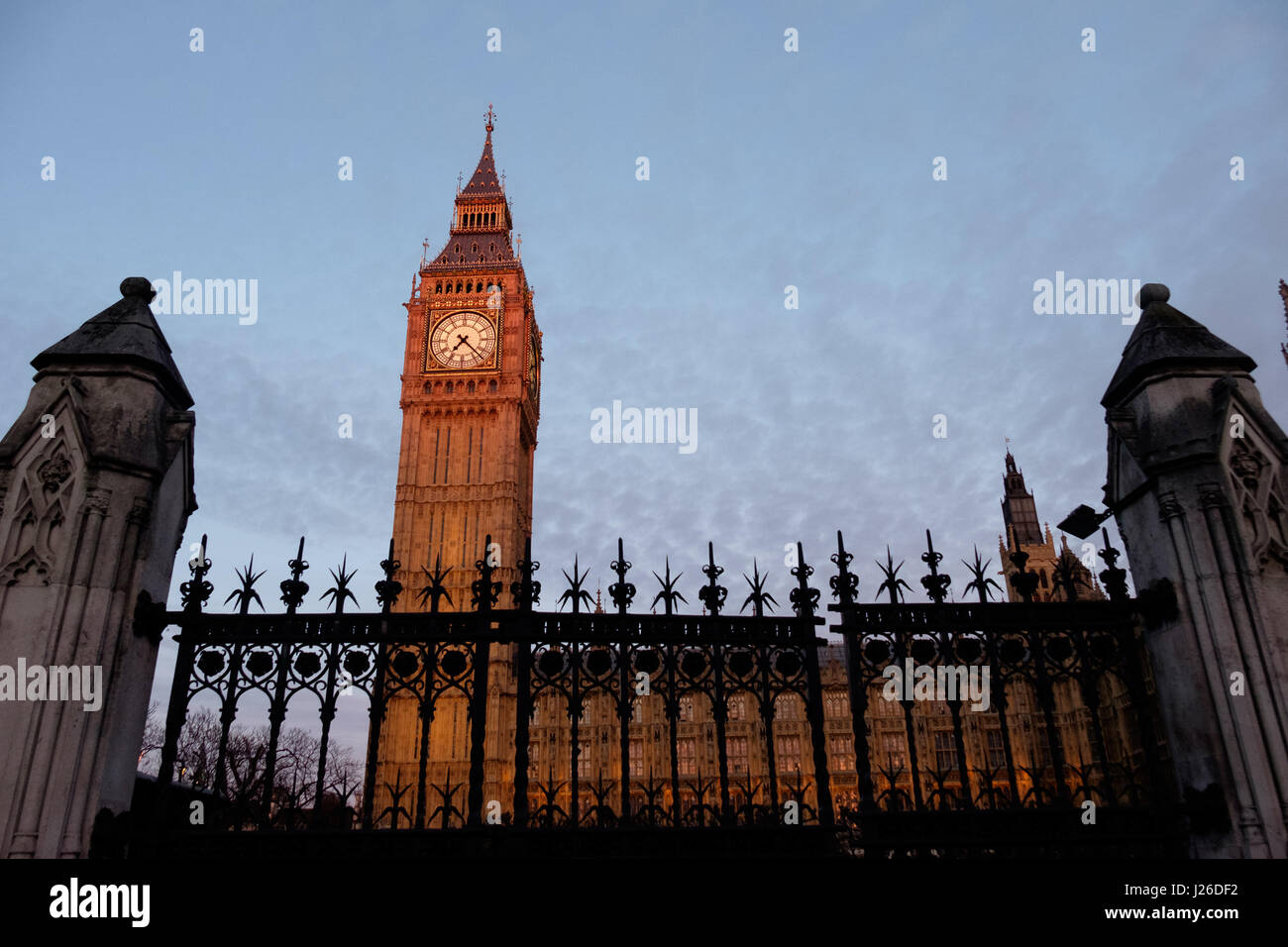 Big Ben et les chambres du Parlement, Londres, Angleterre, Royaume-Uni, Europe Banque D'Images