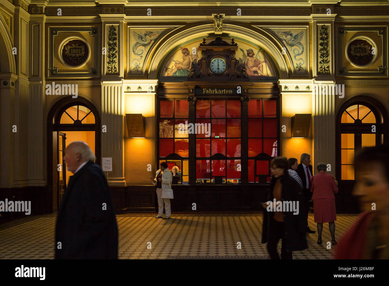 Baden-Baden, Allemagne, les ventes de billets au Festspielhaus Baden-Baden Banque D'Images