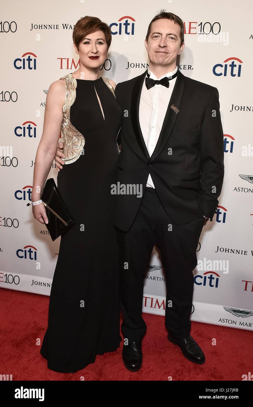 New York, NY, USA. Apr 25, 2017. Michael Gillon à temps pour des arrivées 100 Dîner de Gala 2017, Jazz at Lincoln Center's Frederick P. Rose Hall, New York, NY Le 25 avril 2017. Crédit : Steven Ferdman/Everett Collection/Alamy Live News Banque D'Images