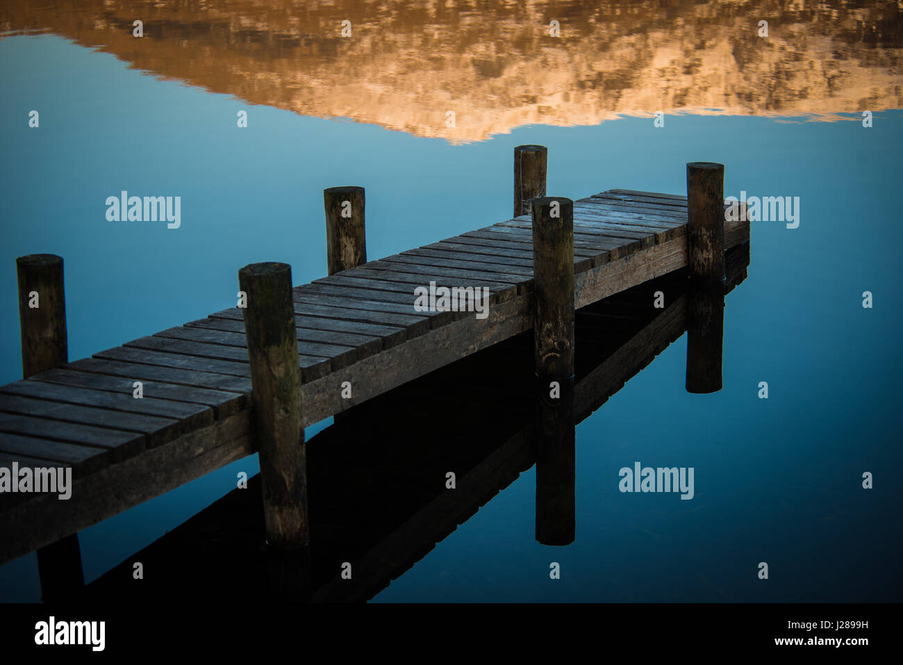 Coniston Water Banque D'Images