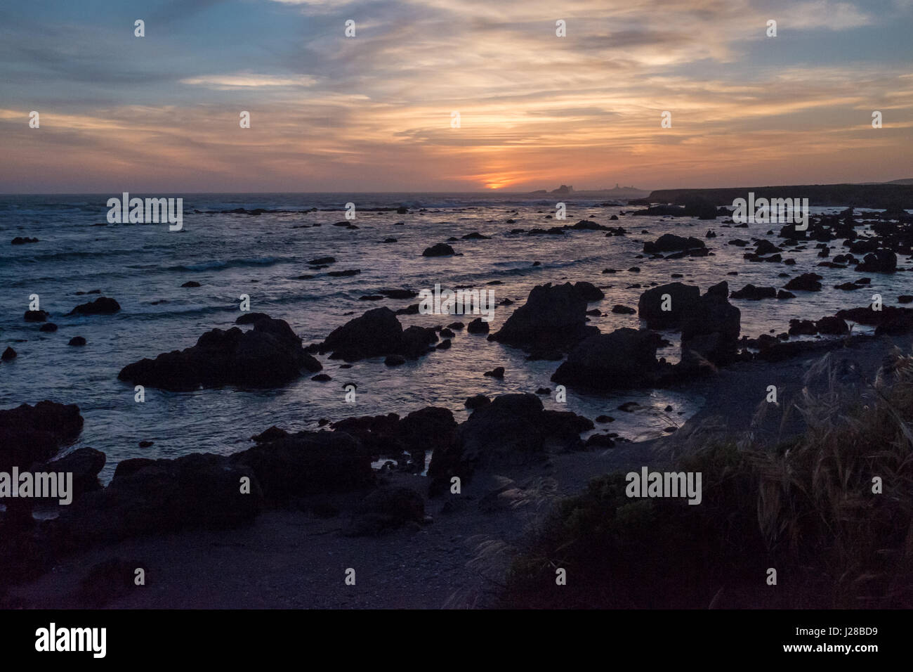 Ragged Point, Big Sur, Central Coast, Californie Banque D'Images