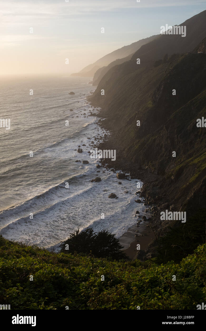 Ragged Point, Big Sur, Central Coast, Californie Banque D'Images