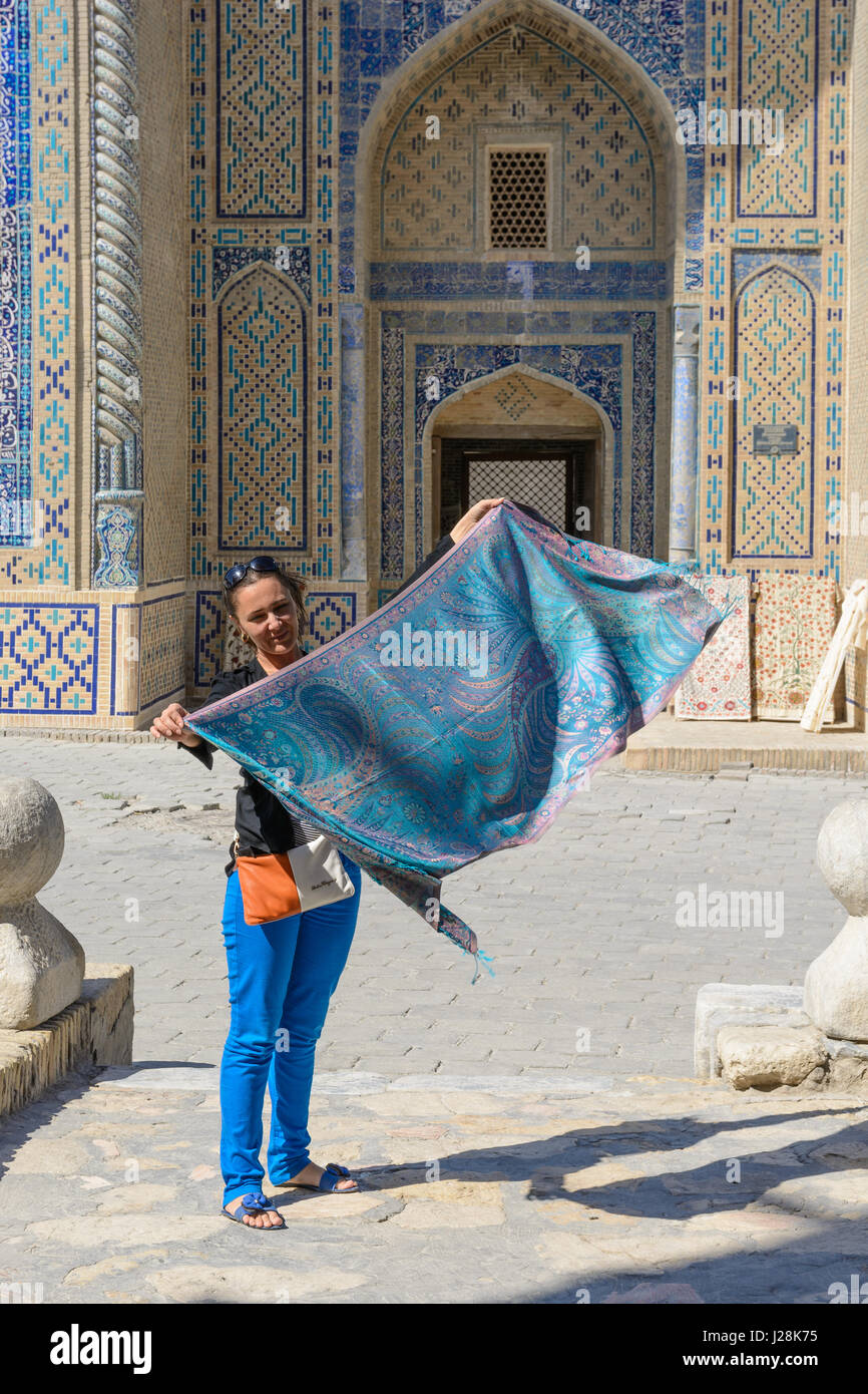 L'Ouzbékistan, la province de Boukhara, Boukhara, Poi Kalon Banque D'Images