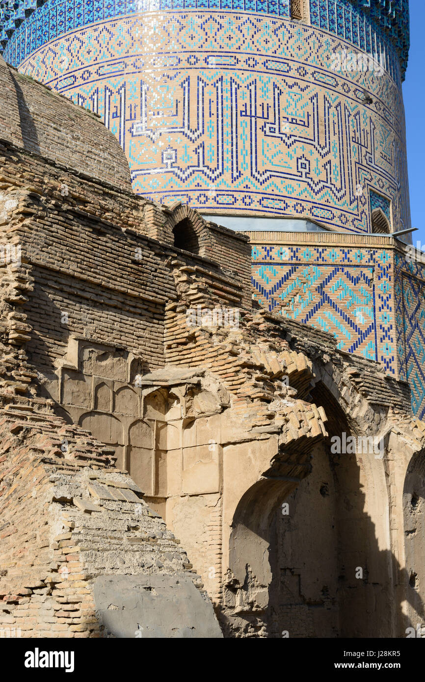 L'Ouzbékistan, Samarkand province, Samarcande, le mausolée Gour Emir dans la ville de Samarkand est la tombe de Timur Lenk Banque D'Images