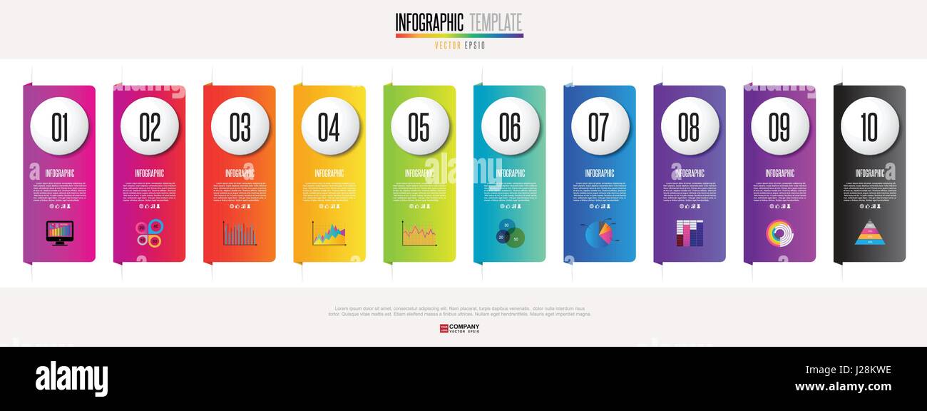 L'élément de conception infographique .eps vectoriel10 Illustration de Vecteur