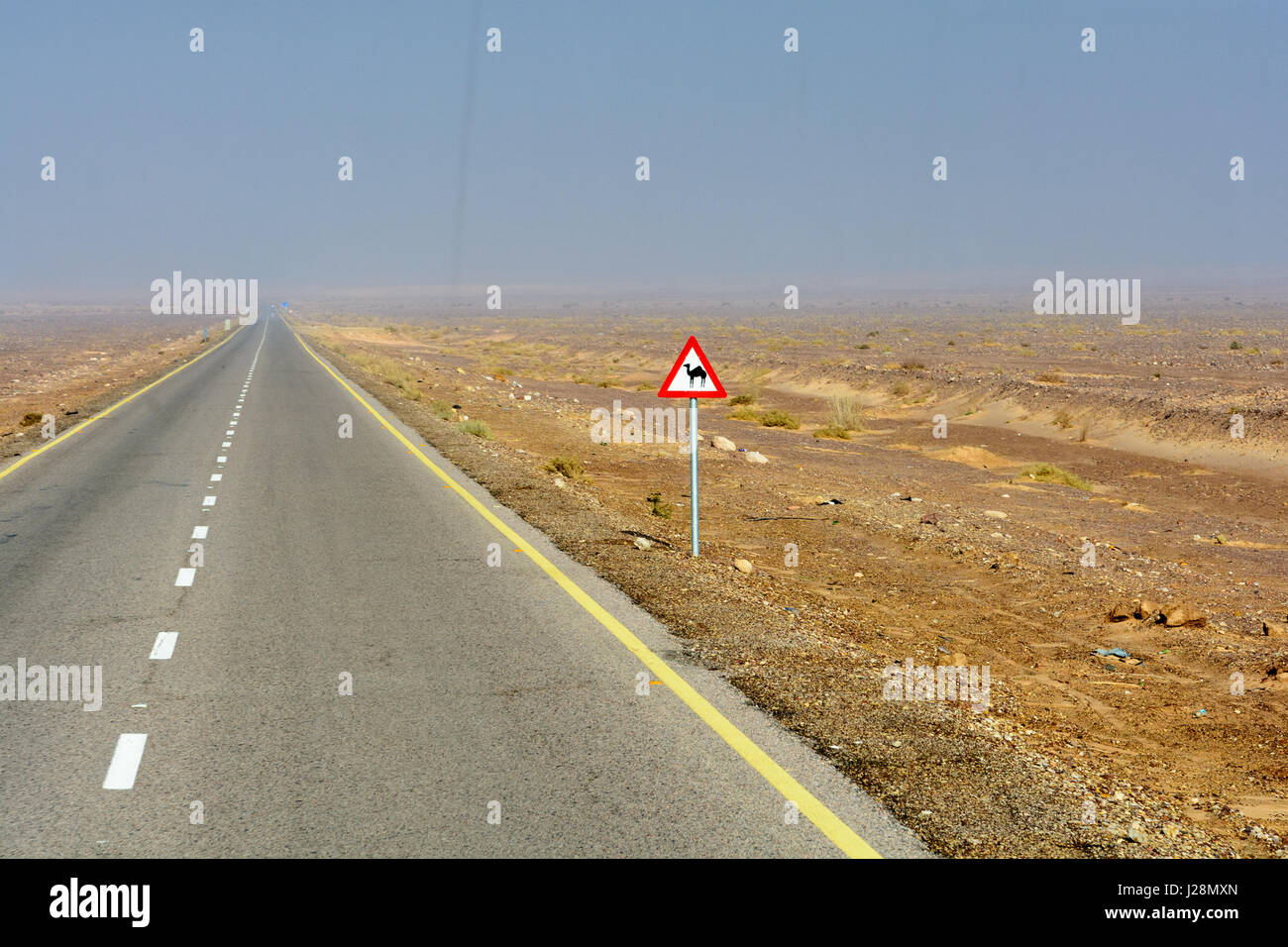 La Jordanie, Tafilah, Government Sur la route de Jérusalem à la Mer Morte Banque D'Images