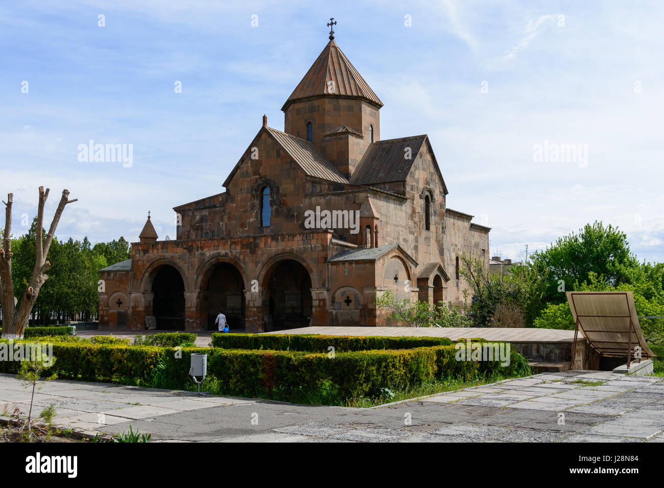 L'Arménie, province Armavir, Vagharshapat, Etchmiadzine est le centre spirituel de l'Arménie. La cathédrale est l'Héritage Culturel Mondial de l'UNESCO Banque D'Images
